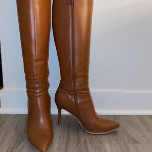 Carmel Knee High Leather Boots